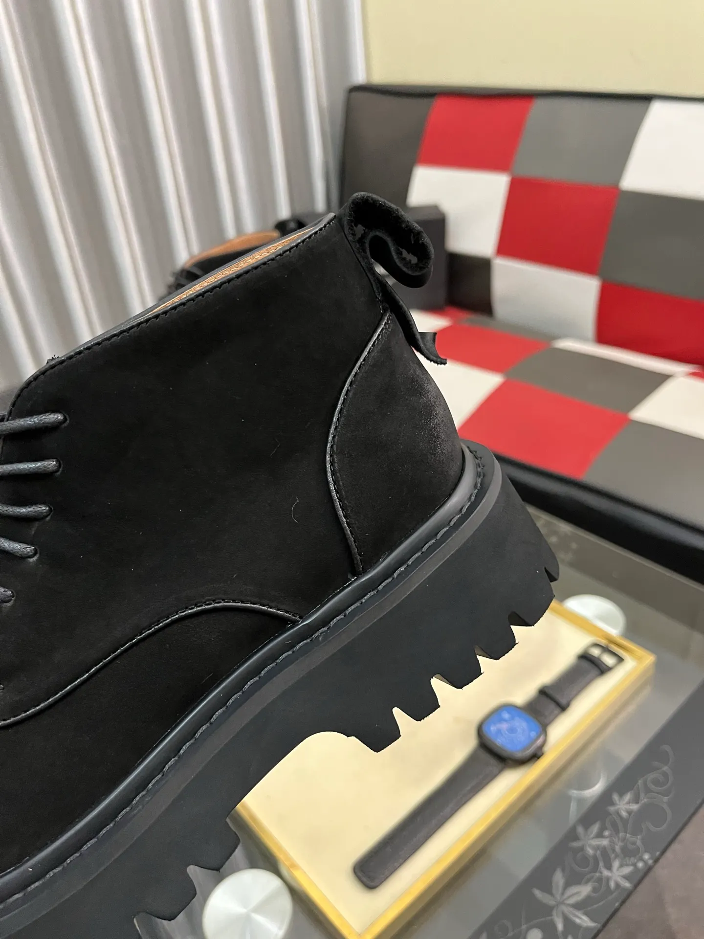 Men's shoes 💰560⌚️⌚️【PRADA】Prada - High-end quality original order·Formal leather shoes - Upper: imported 🔝 tumbled calf leather, hand-stitched mark thread, brand metal fastener cross-arm decoration - Lining: water-dyed cowhide - Outsole: ultra-light TR·rubber; molded outsole -Super high quality control·Fine workmanship: highlighted (high-end·luxury·grade) -Size :38-44